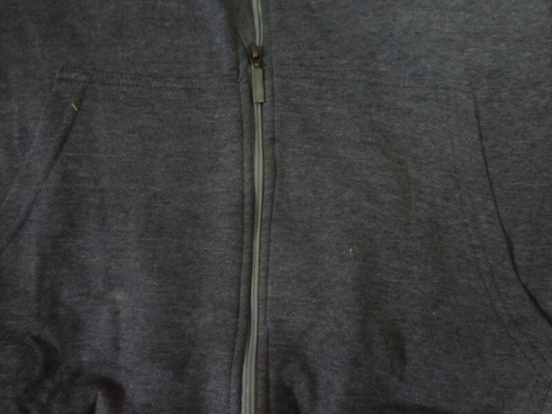 Royal Class Charcoal Zipper Fleece Hoodie - Image 3