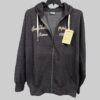 royal class export leftover charcoal fleece hoodie