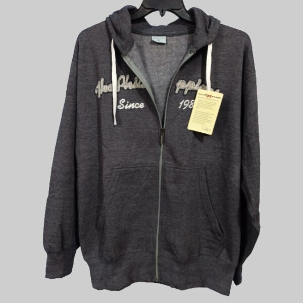 royal class export leftover charcoal fleece hoodie