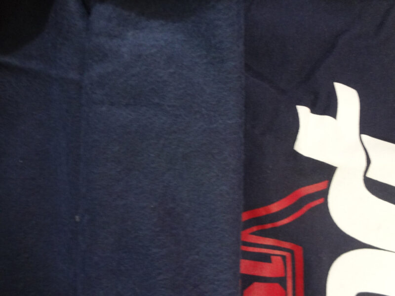 Penn Contrast Print Baggy Navy Blue Pull Over Hoodie - Image 5
