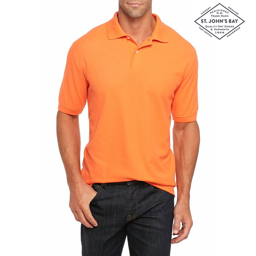 SJB Plain Orange Polo T-Shirt - House Of Calibre