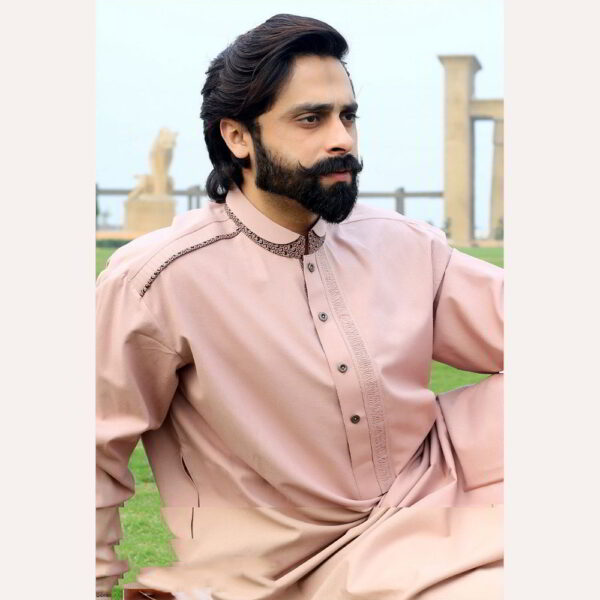 rosy red kurta for mens