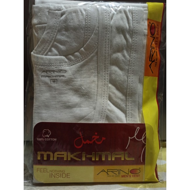 Arino Makhmal 100% Cotton Finest Spun Yarn Sleeveless Luxury Vest ...