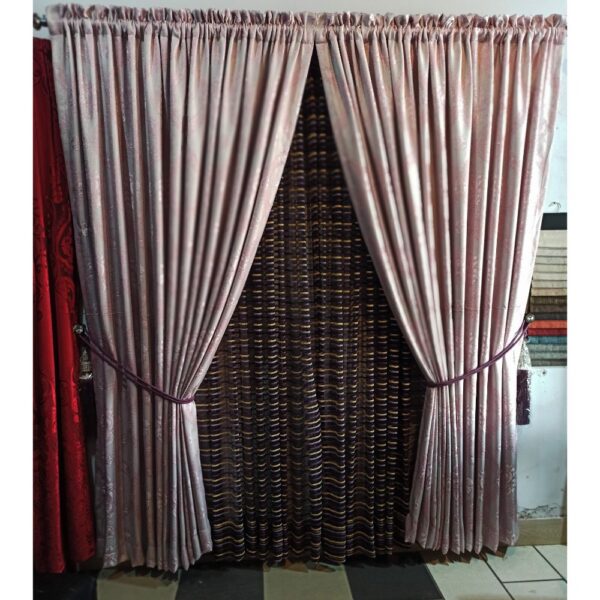 embroidered net jacquard curtain
