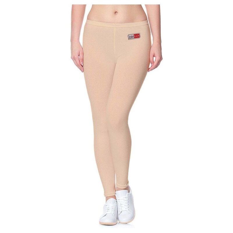 skin color rib lycra tights