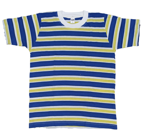 QM UK Export Quality Light Cotton Multi Stripped T Shirt - House Of Calibre