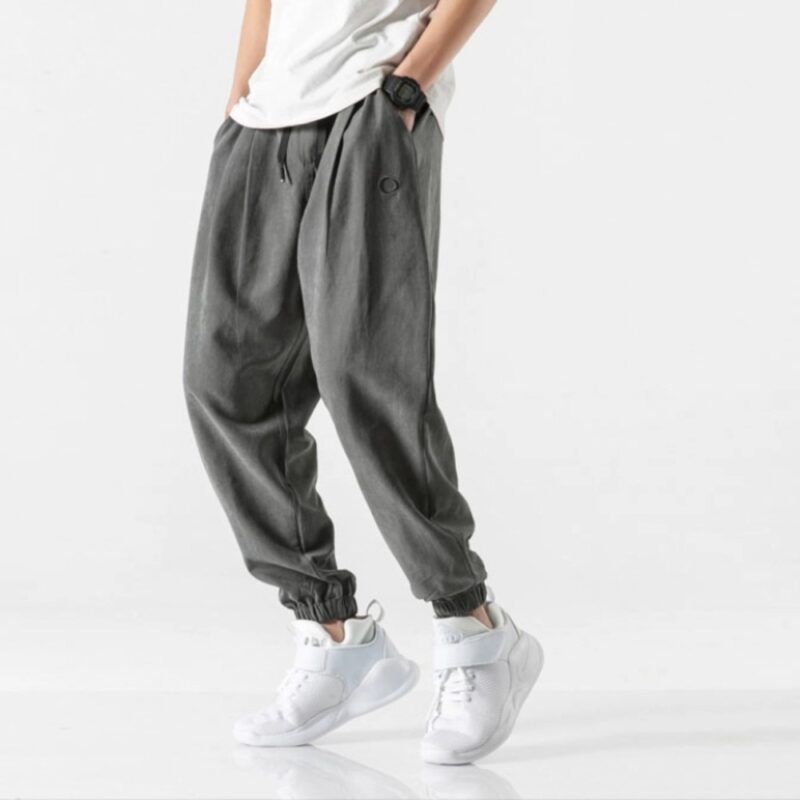 charcoal men exportleftover cotton trousers