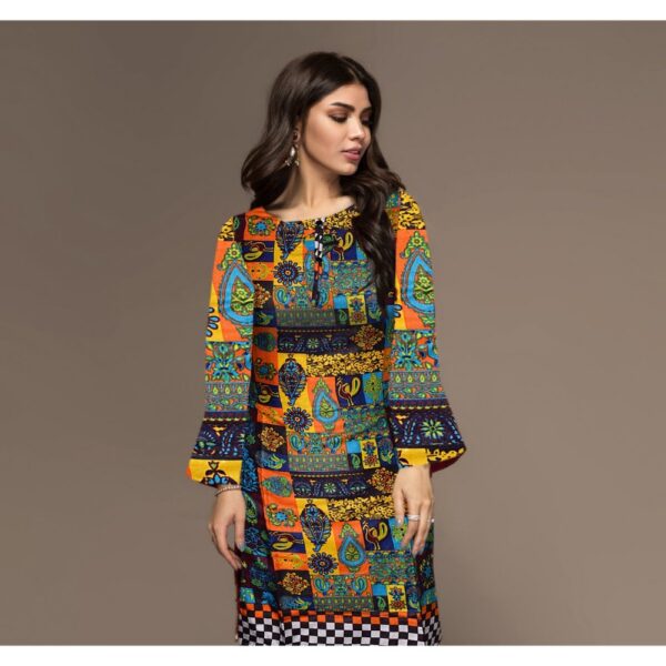 multi color digital printed stitched shirt