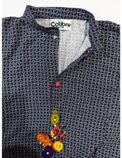 neckwork linen kurti