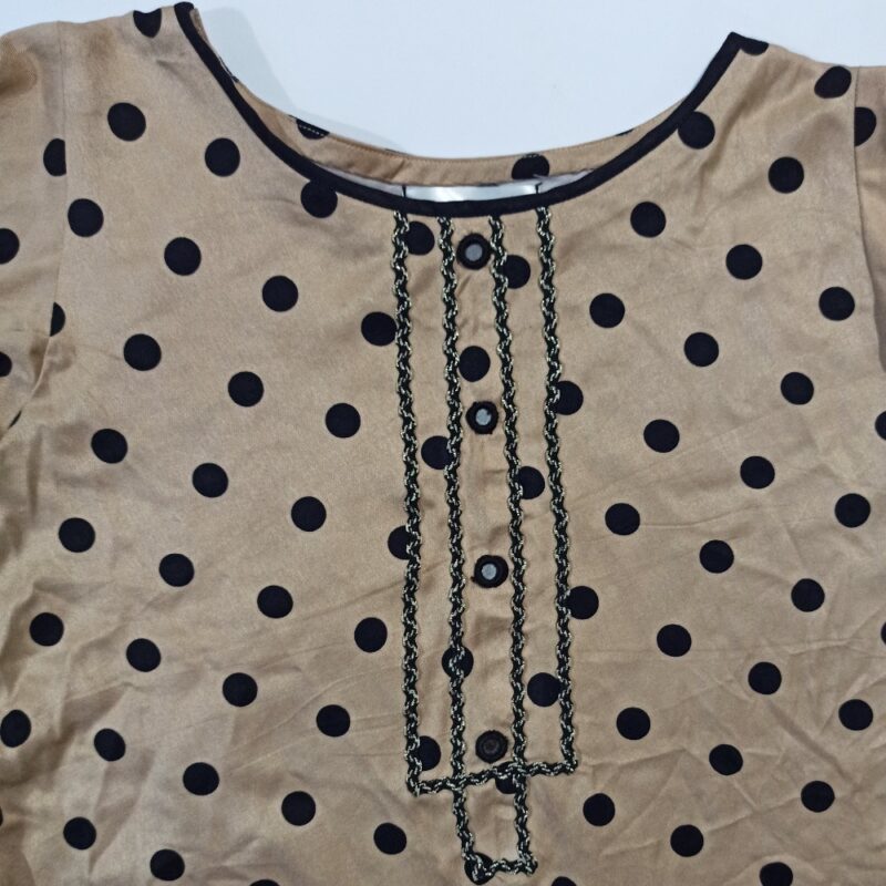 handmade round neck kurti