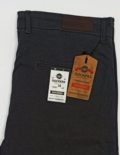 Dark grey- cotton jeans-semi frmal pants-dockers-leftovers export quality pants-semi casual pants-branded pants-online office pants-big size pants-solid color pants