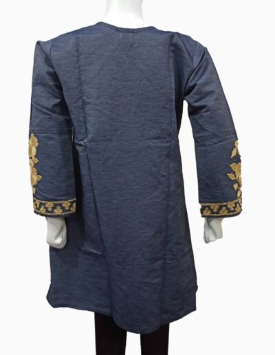 heavy-Denim-ark-embroidery-tilla-work-patch-frock-ghagra-design-female-denim-designs