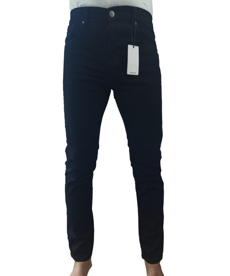 Mango Standard Black Denim