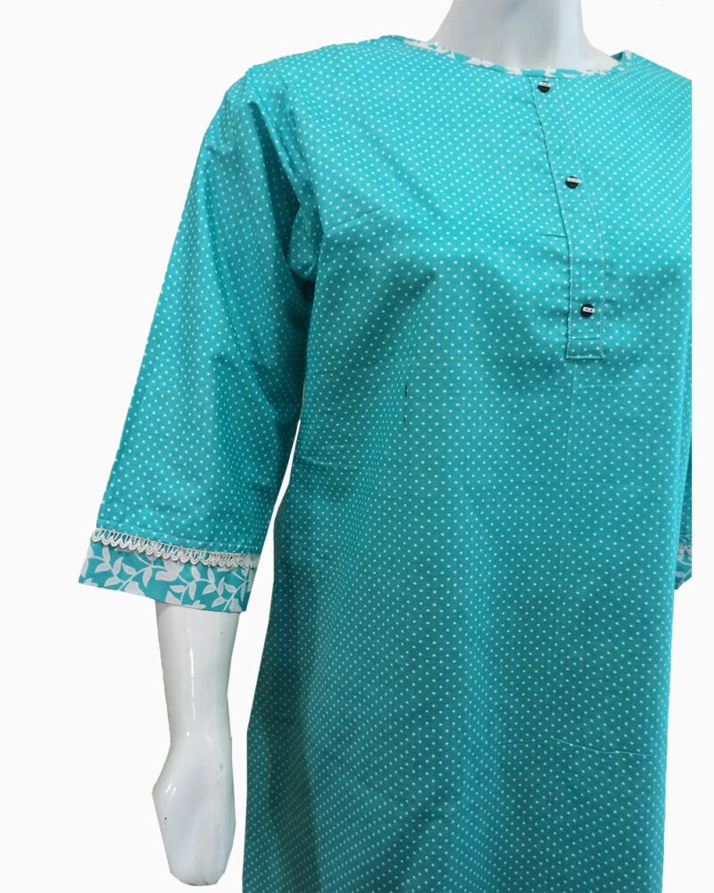Polkadot Design Premium Lawn Kurti - Image 3