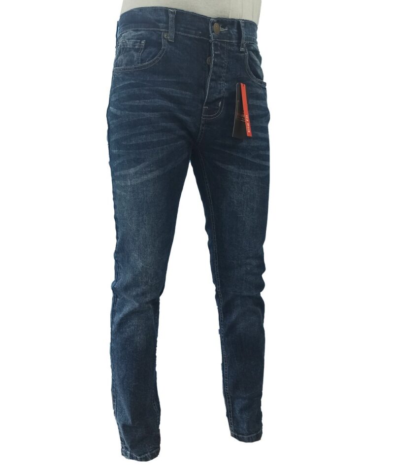 Urban Star Powder Washed Indigo Slim Fit Denim Pants - House Of Calibre