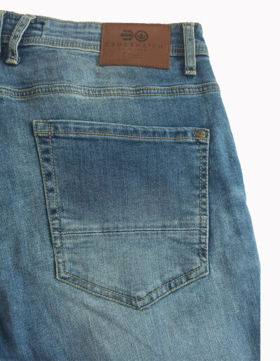 cross hatch light blue slim fit jeans