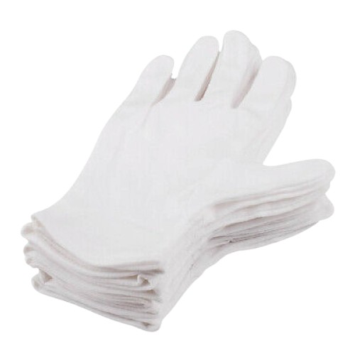 White Cotton Gloves Set