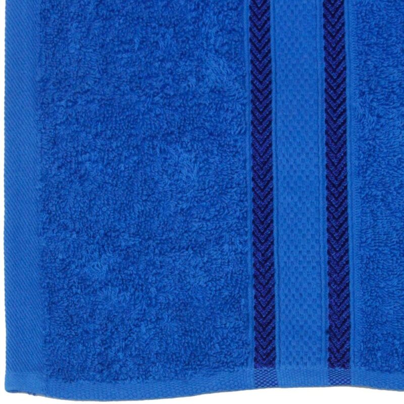 Royal Blue 100% Cotton Bath Towel