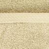 Soft Feel Skin Brown Off White Towel