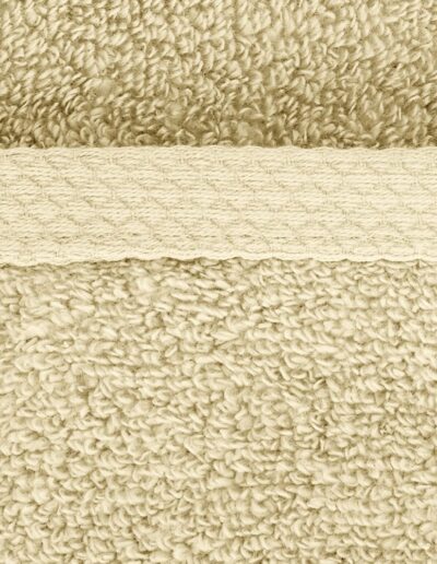 Soft Feel Skin Brown Off White Towel