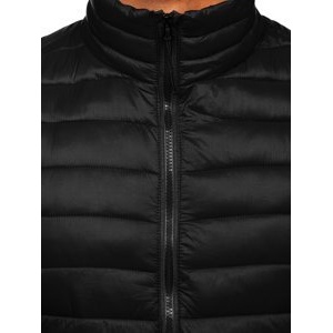 Gillet Stuffed Waterproof Warm Black Jacket