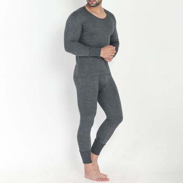 Acrylic Wool Black & Grey Inner Suit