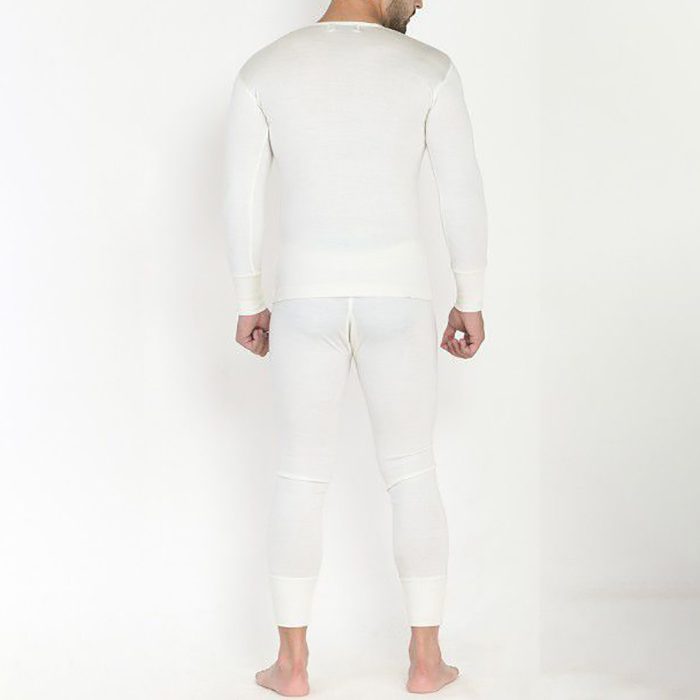 Premium Wool Off White Body Warmer Shirt & Trouser