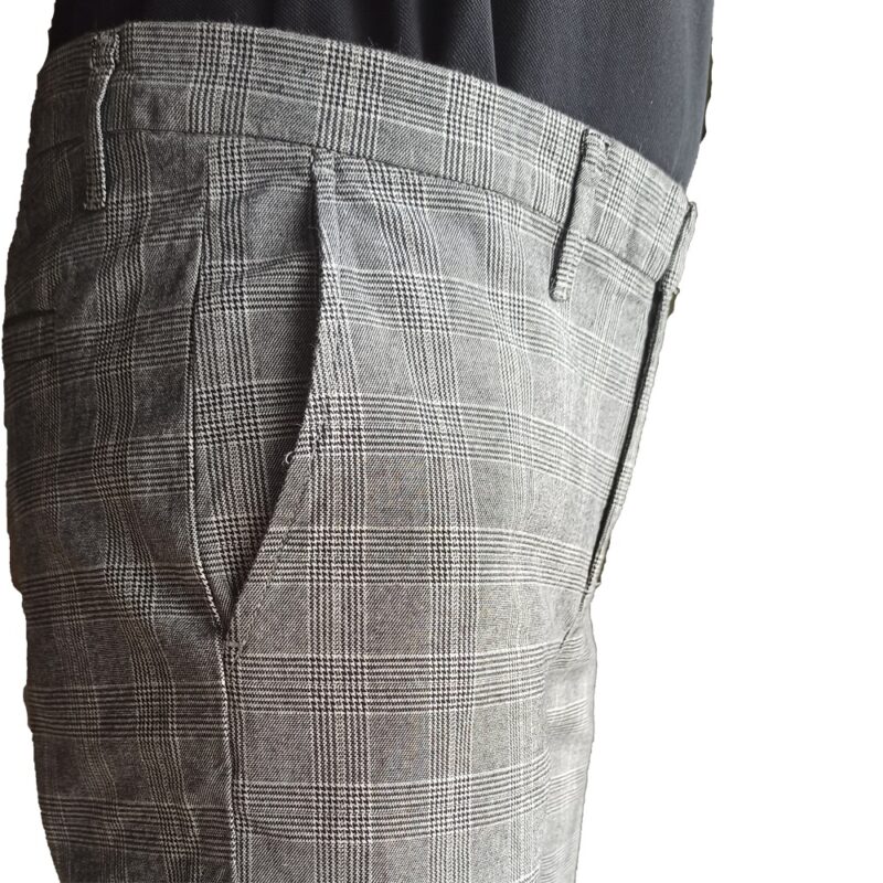 Plaid Check Graceful Men Pants- Official Office Pants