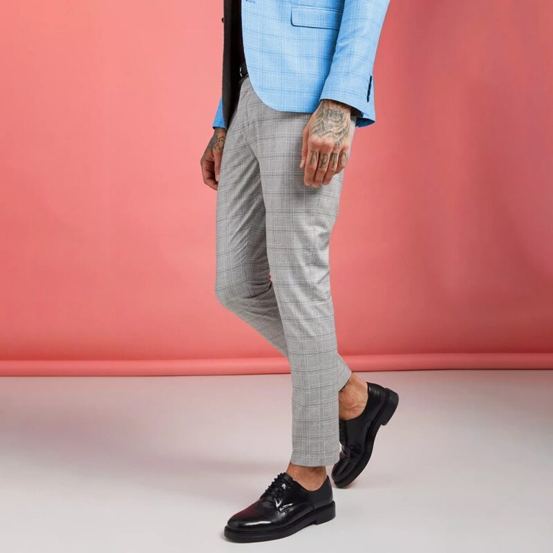 SliveGrey Cotton Office Pants