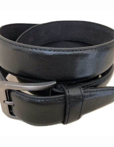 Black Men Formal Leather Belt