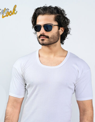 interlock half sleeve winter care body fit warm white vest- Winter Inner Clothing -Innerwear - Winter Protection