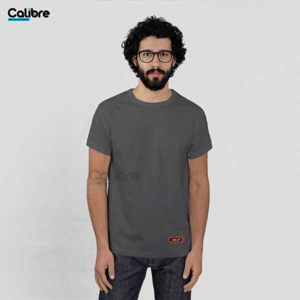 Arino Cotton Charcoal Dark Grey Men Summer Fashion T Shirt