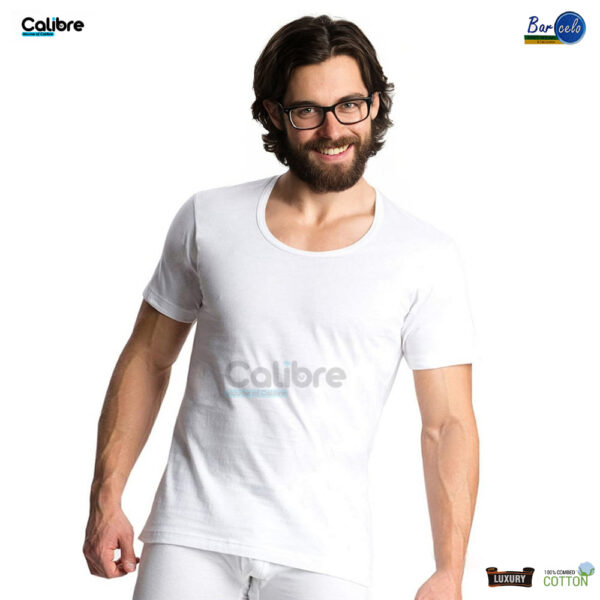 T Shirt Underwear Cotton Men Half Sleeves Vest