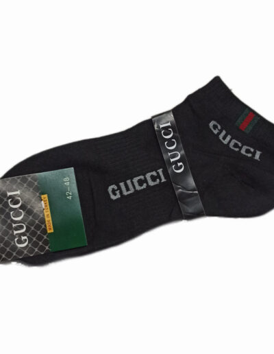 Black Cotton Ankle Men Dailywear Socks