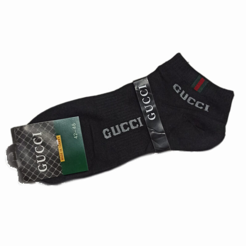 Black Cotton Ankle Men Dailywear Socks