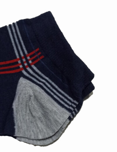 Stripped Soft Cotton Ankle Comfort Crew Socks