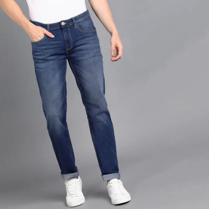 Original Series Indigo Blue Denim Basic Jeans Regular Fit Signature Pant