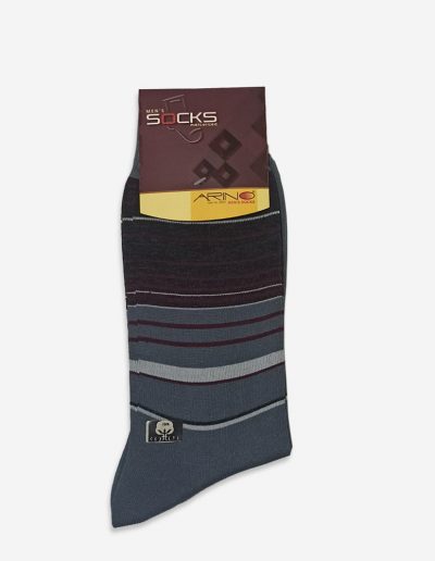 Black & Grey Cotton Dress Luxury Socks