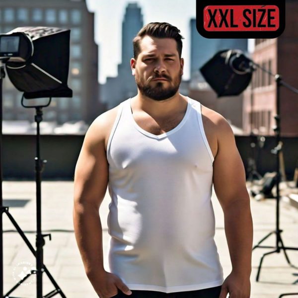 XXL Plus Size Cotton Vest