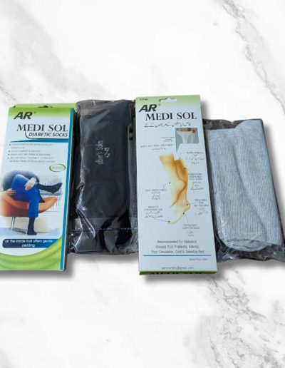 Anti Bacterial Fungus Protection Blood Circulation Diabetic Patient Foot Care Socks