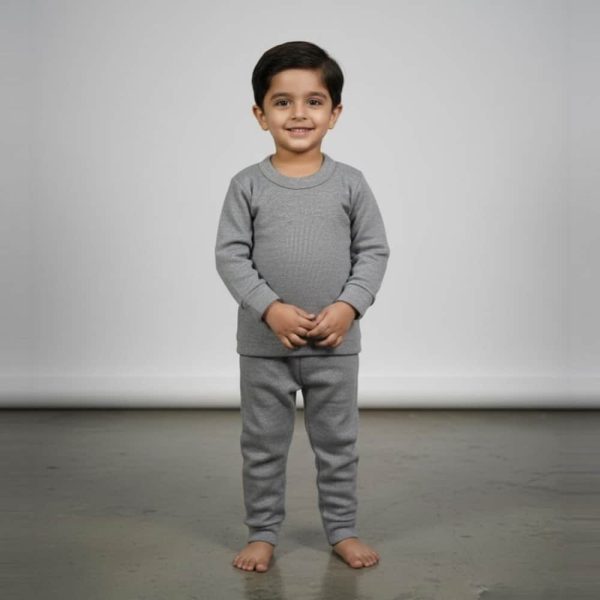 Stripped-Charcoal-Kids-NewBorn-Babies-Stretchable-Marino-Wool-Shit-Trouser-Set