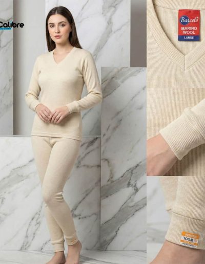 Branded-Women-Underwear-Girls-Wool-Shirt-Trouser-Coord-Barcelo-Wool-Tight