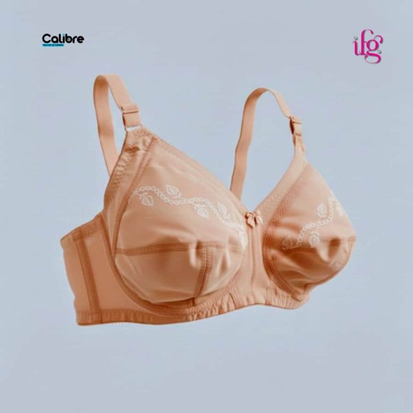 Damzel IFG Skin Color Cotton Bra – Adjustable Hook IFG Style Women Underwear & Damzel Undergarments