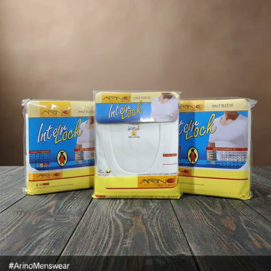 Men-Underwear-Best-Thick-Vest-Pack-Half Sleeves-??????-?????