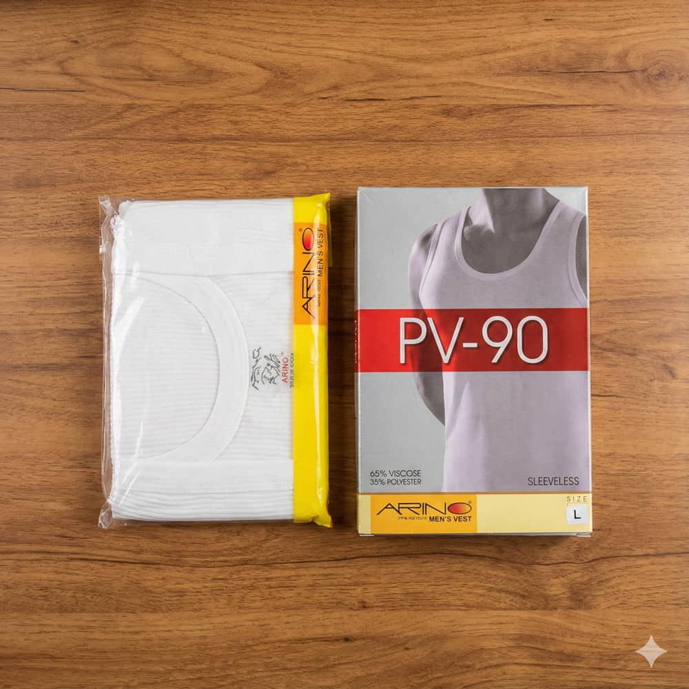 PV-90 Viscose-Anti Sweat-Men-Recommended-Texture-Vest-Arino