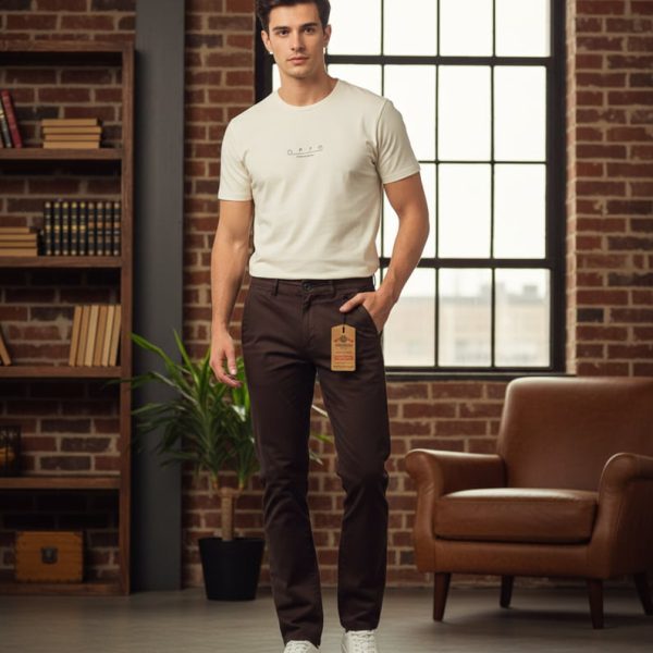 Dockers - Rust - Brown - 30 Waist - Boys - Fashion - Cotton - Chino - Pants